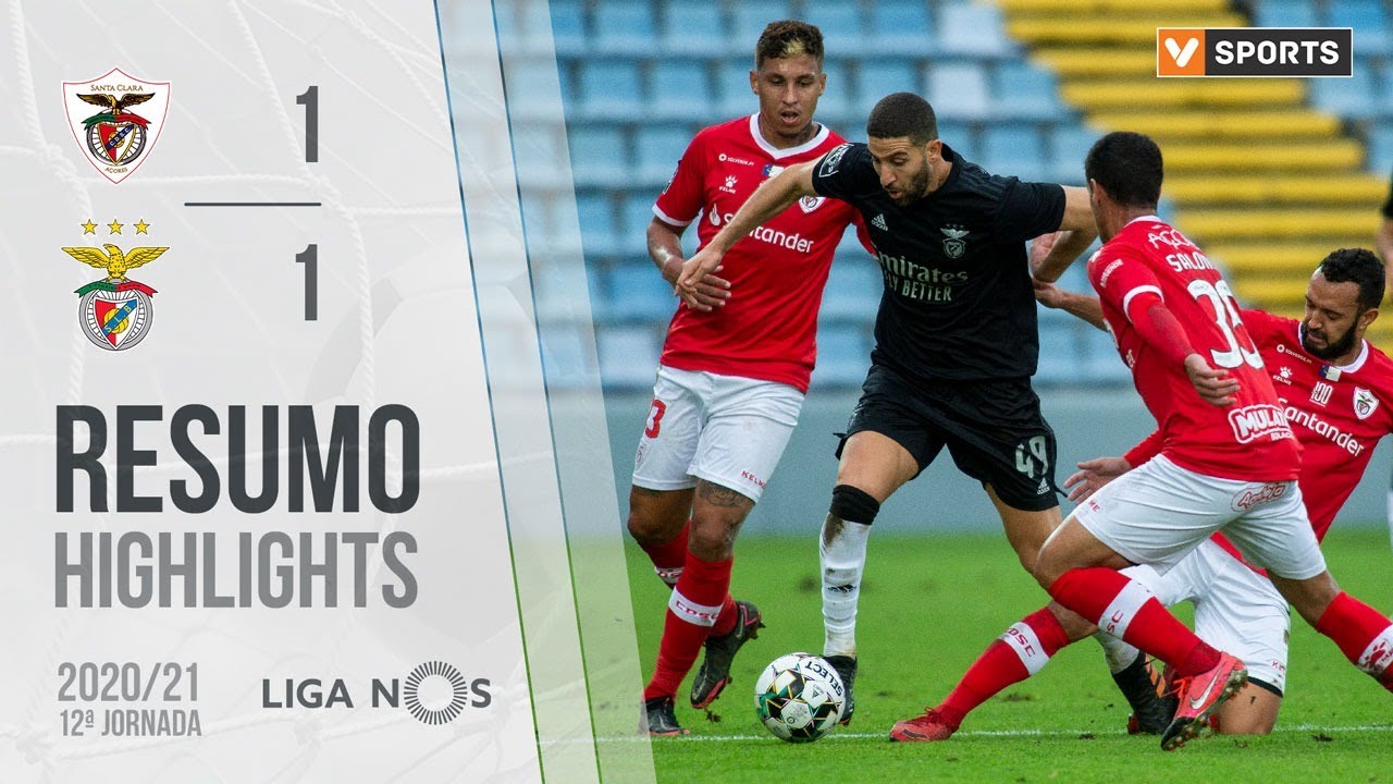 Highlights | Resumo: Benfica 2-1 Santa Clara (Liga 20/21 #29)