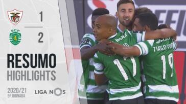Highlights | Resumo: Santa Clara 1-2 Sporting (Liga 20/21 #5)