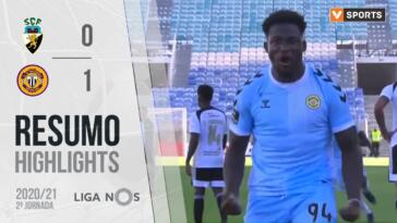 Highlights | Resumo: SC Farense 0-1 CD Nacional (Liga 20/21 #2)