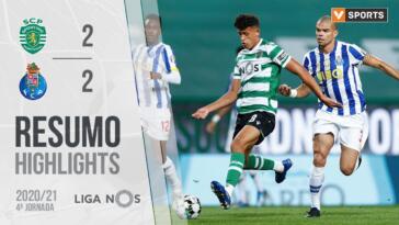 Highlights | Resumo: Sporting 2-2 FC Porto (Liga 20/21 #4)