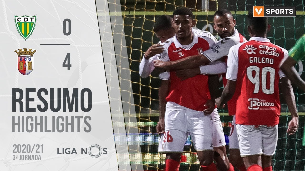 Highlights | Resumo: Tondela 0-4 SC Braga (Liga 20/21 #3)