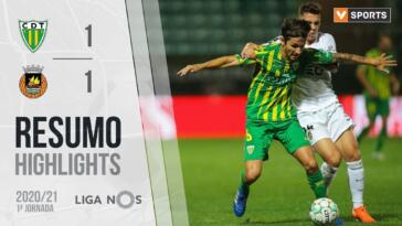 Highlights | Resumo: Tondela 1-1 Rio Ave (Liga 20/21 #1)