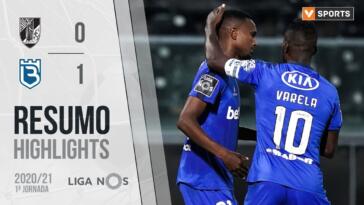 Highlights | Resumo: Vitória SC 0-1 Belenenses (Liga 20/21 #1)
