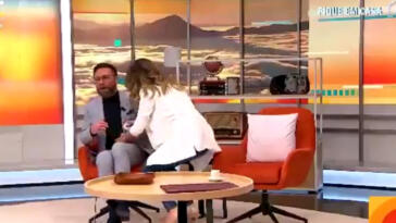 Sara Sousa Pinto prega partida a Nuno Eir&oacute; no “Esta Manh&atilde;”: “Tenho tantos nomes para te chamar”