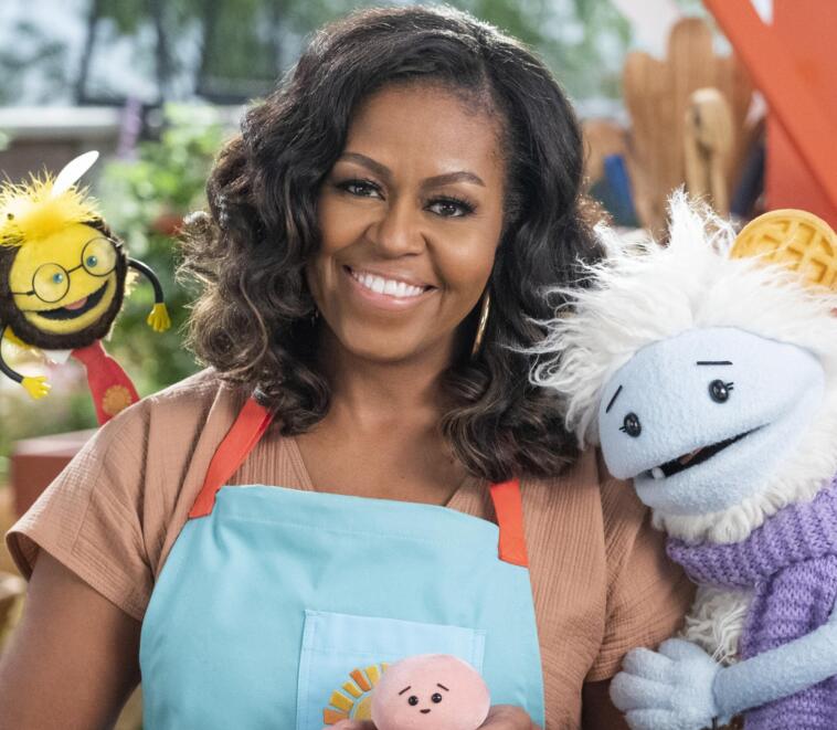 Michelle Obama,Waffles + Mochi,netflix,alimentação, “Waffles + Mochi”: Michelle Obama incentiva crianças a terem uma alimentação saudável