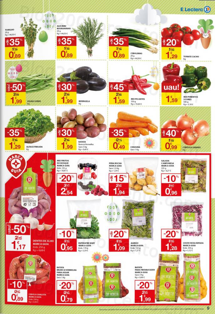 Folheto E.Leclerc Promo&ccedil;&otilde;es de 25 mar&ccedil;o a 4 abril