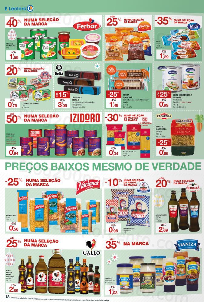 Folheto E.Leclerc Promo&ccedil;&otilde;es de 25 mar&ccedil;o a 4 abril