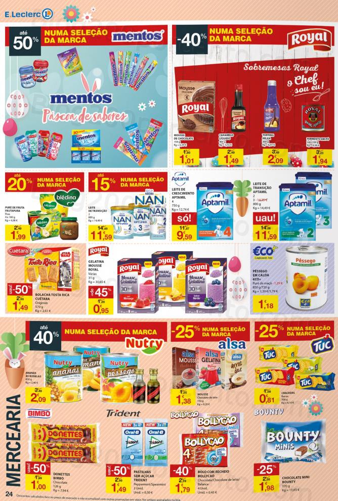 Folheto E.Leclerc Promo&ccedil;&otilde;es de 25 mar&ccedil;o a 4 abril