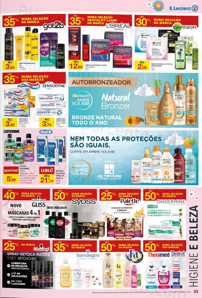 Folheto E.Leclerc Promo&ccedil;&otilde;es de 25 mar&ccedil;o a 4 abril