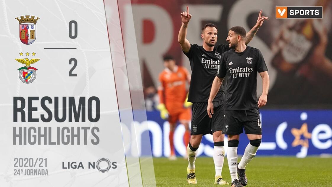 Highlights | Resumo: SC Braga 0-2 Benfica (Liga 20/21 #24)