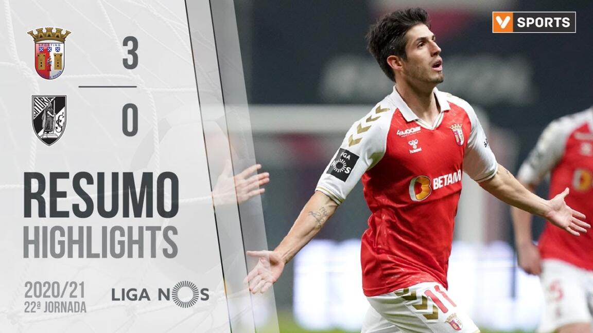 Highlights | Resumo: SC Braga 3-0 Vit&oacute;ria SC (Liga 20/21 #22)