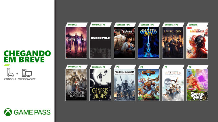 Outriders, Octopath Traveler e Undertale chegam ao XBOX Game Pass