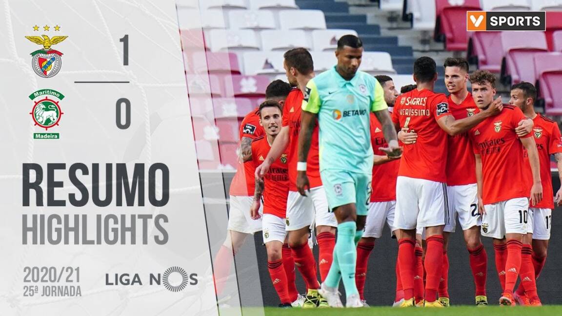 Benfica 1-0 Marítimo, Highlights | Resumo: Benfica 1-0 Marítimo (Liga 20/21 #25)