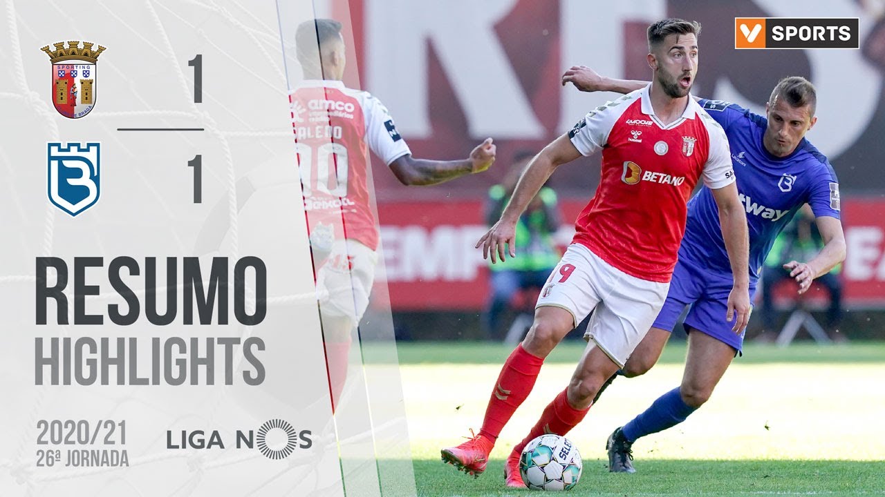 , Highlights | Resumo: SC Braga 1-1 Belenenses SAD SAD (Liga 20/21 #26)