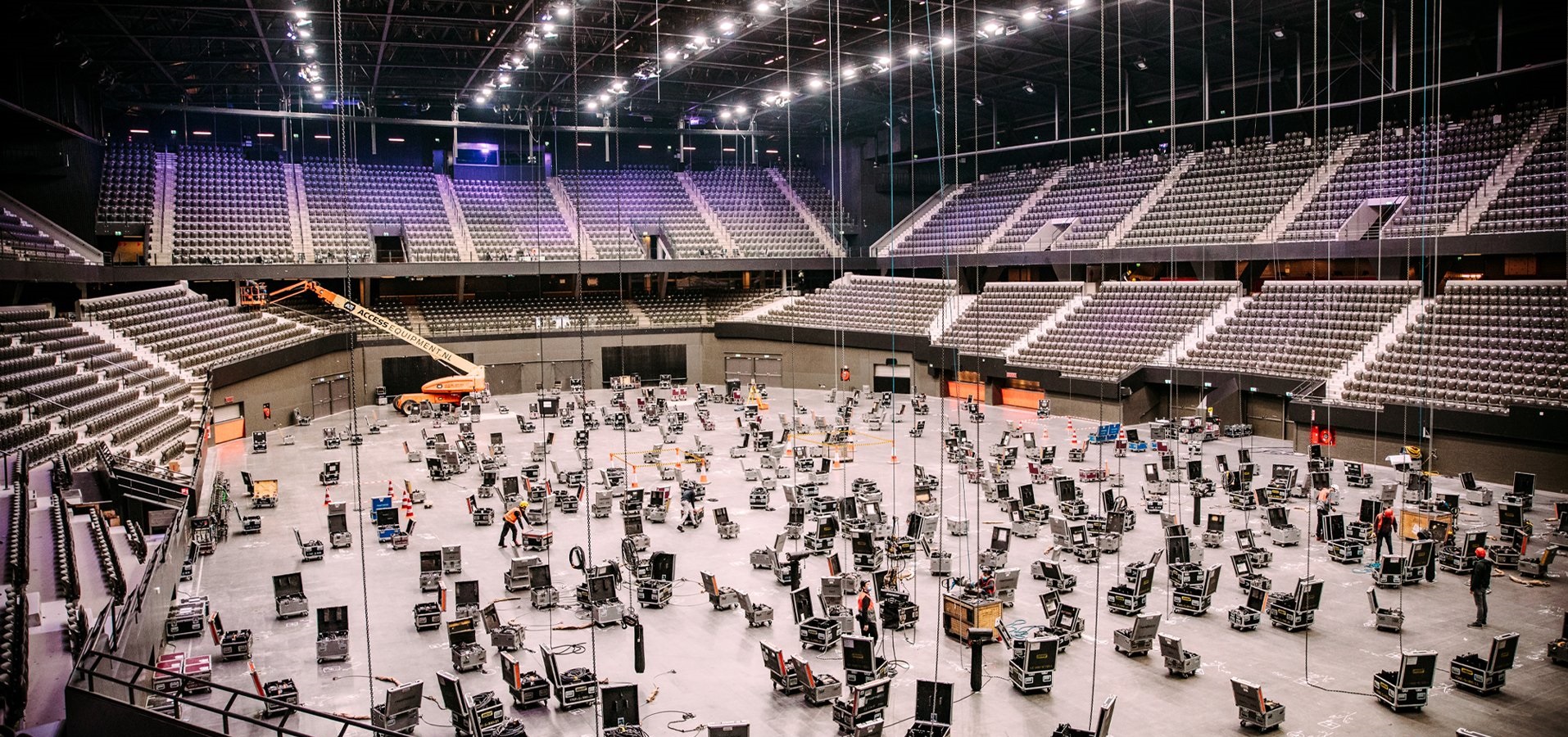 eurovisão,palco,montado,roterdão,festival, Palco do Festival da Eurovisão começa a ser montado em Roterdão