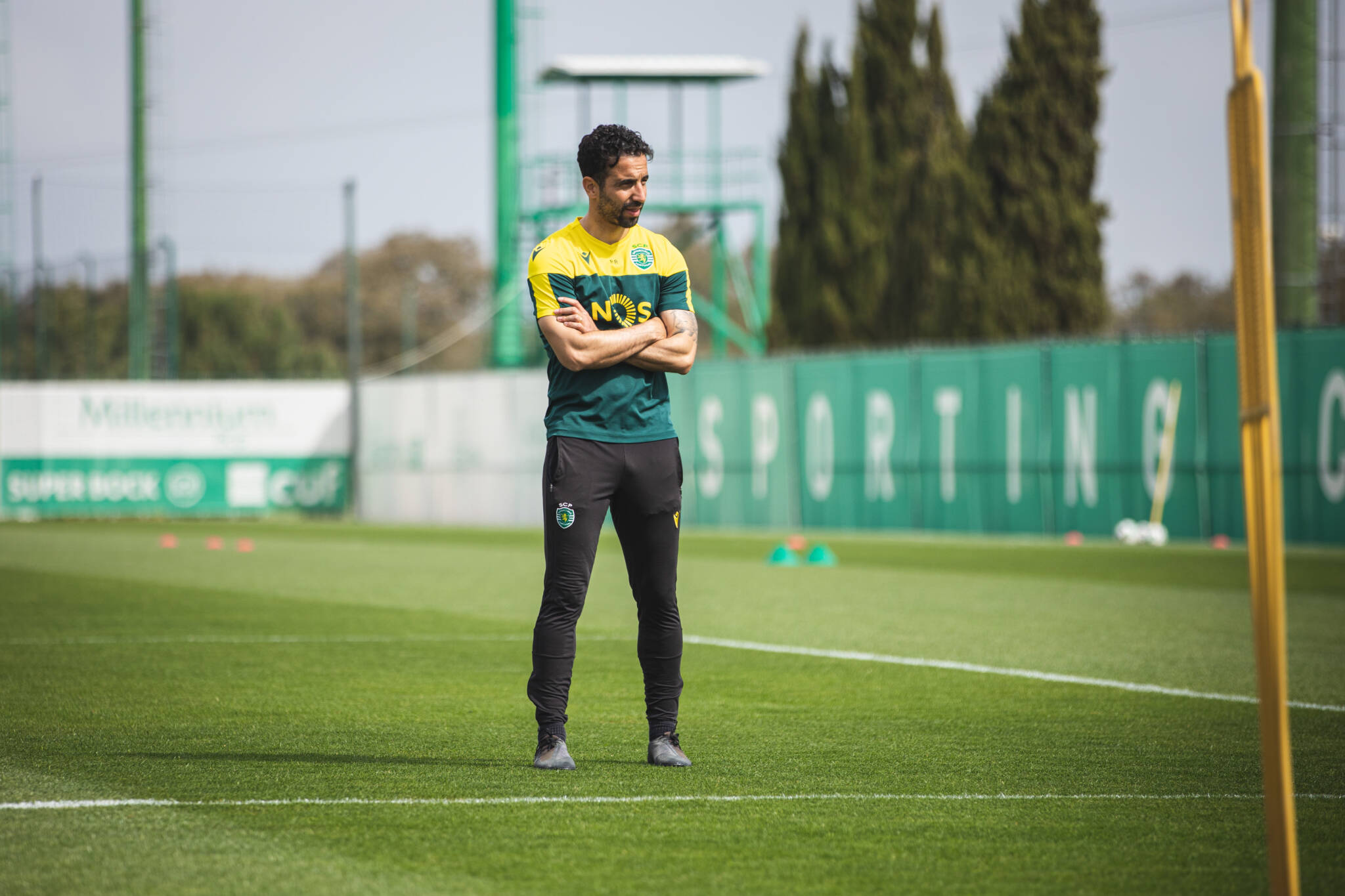 Sporting regrssou hoje aos treinos