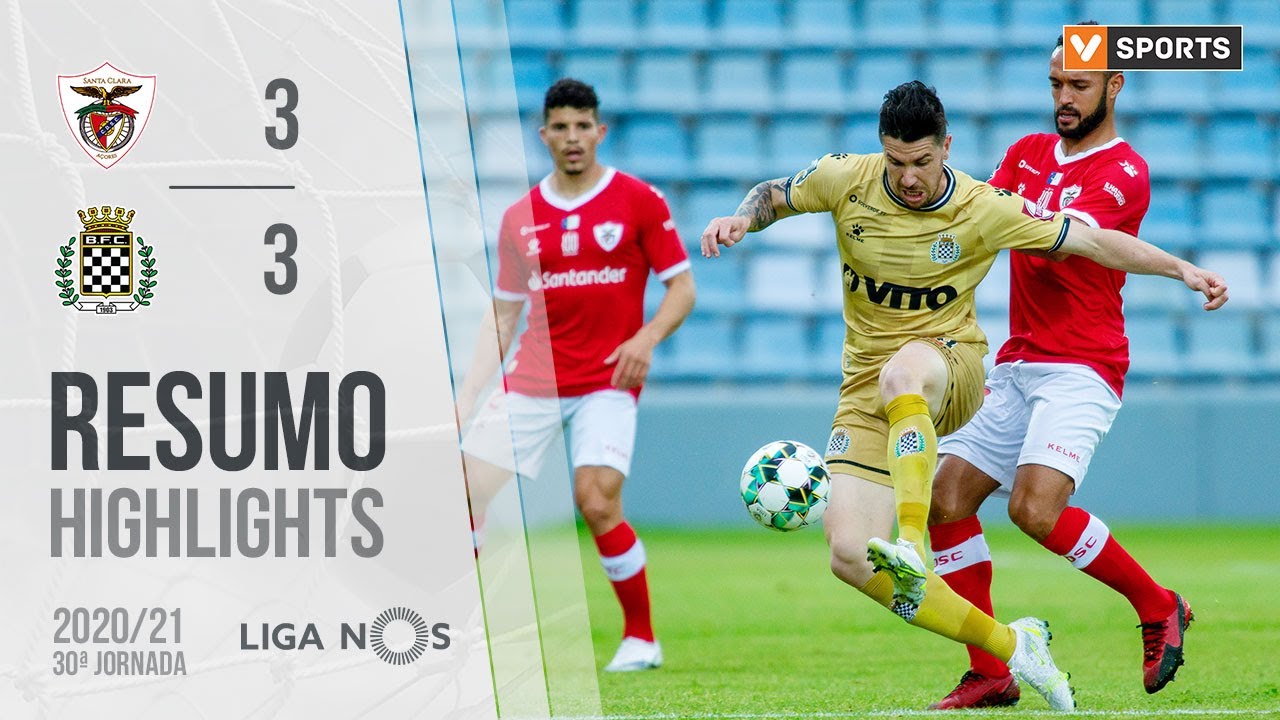 , Highlights | Resumo: Santa Clara 3-3 Boavista (Liga 20/21 #30)