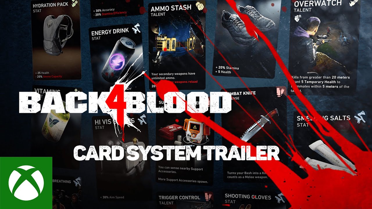 , Back 4 Blood &#8211; Card System Trailer