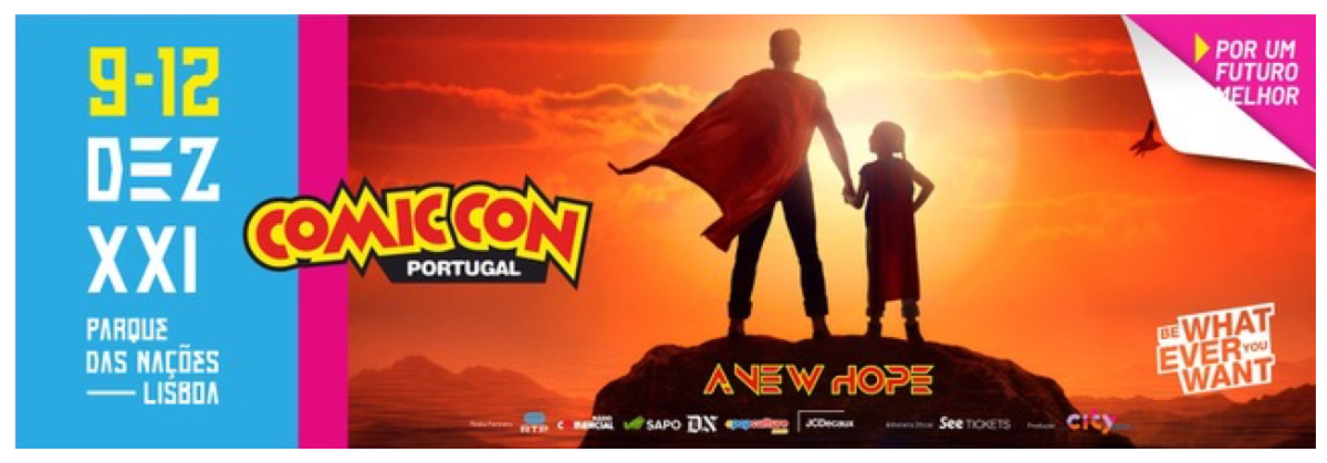 comic con portugal, Comic Con Portugal regressa em Dezembro, desta vez no Parque das Nações