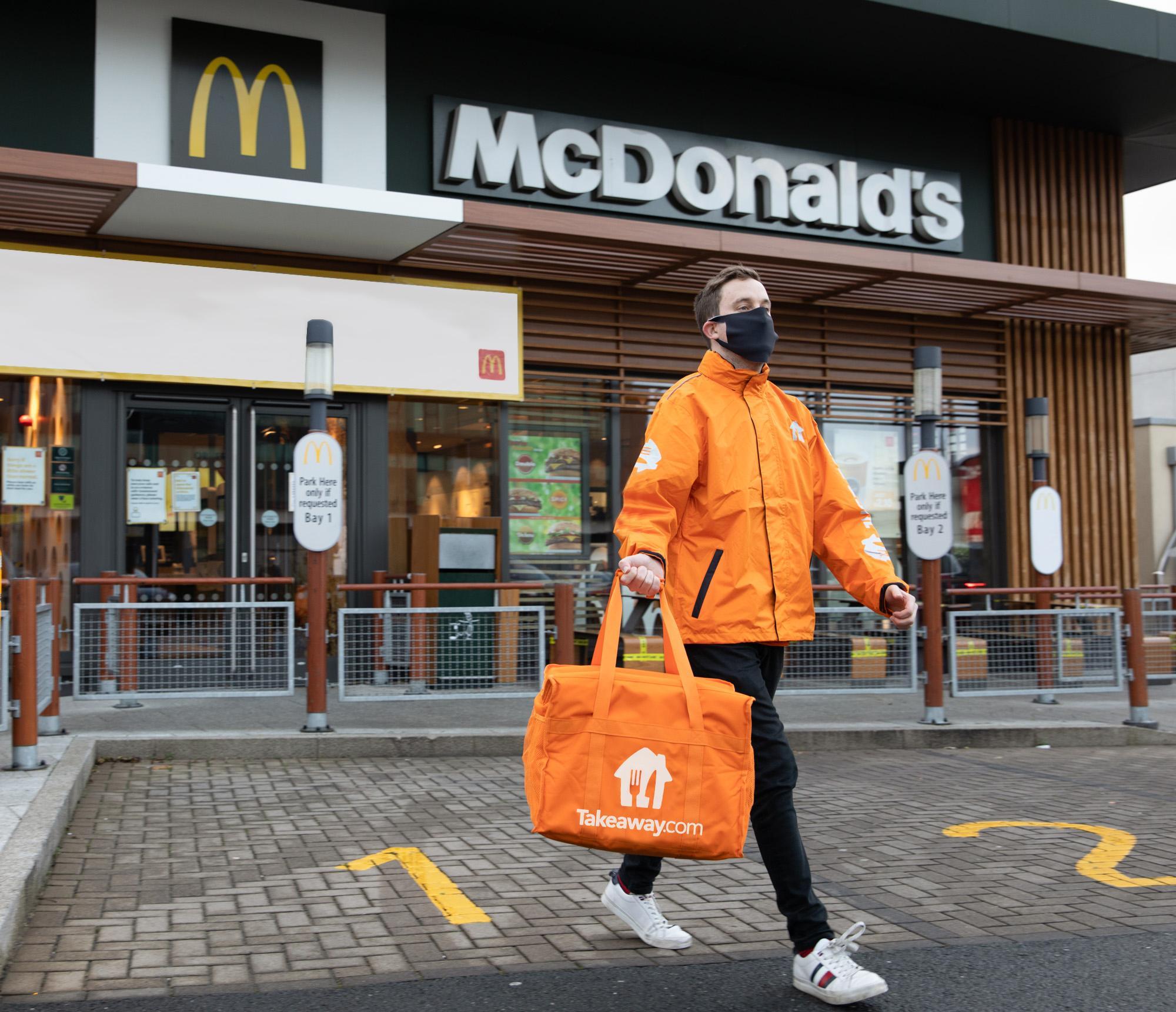 , Takeaway.com entrega McDonald’s sem taxas de entrega em 2021