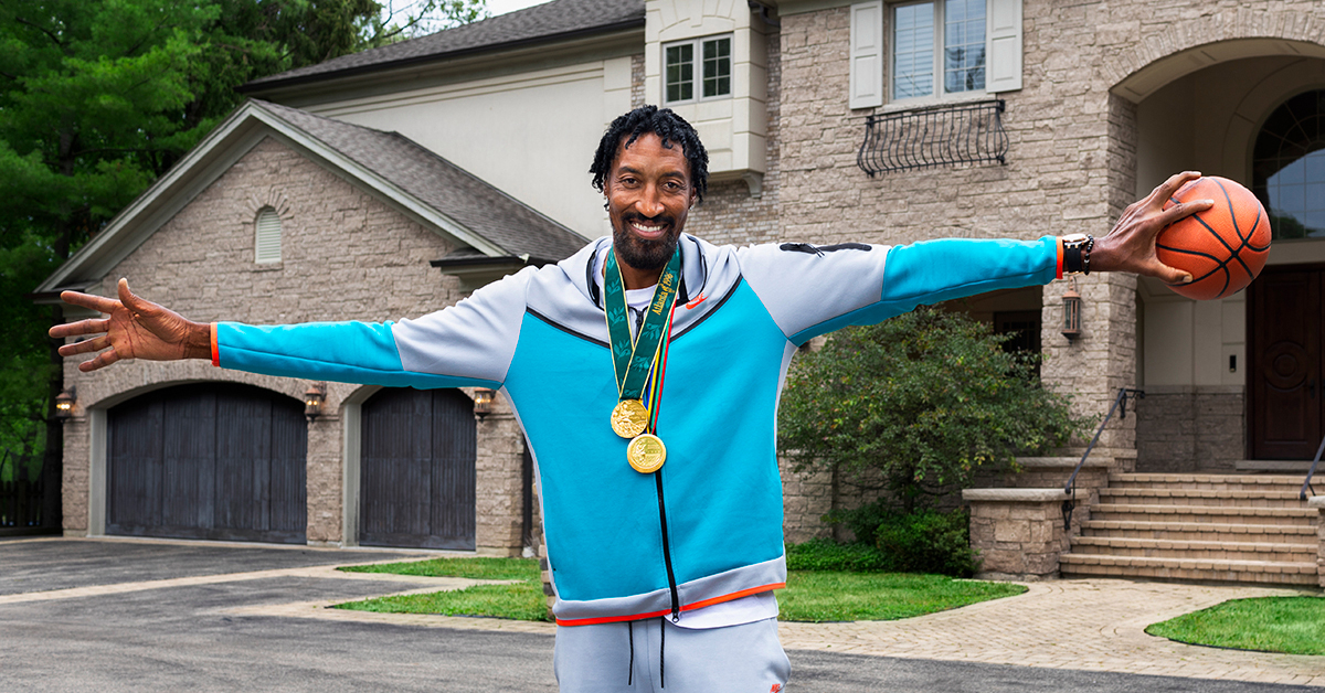 , Scottie Pippen abre as portas da sua casa com o Airbnb para celebrar os Jogos Olímpicos
