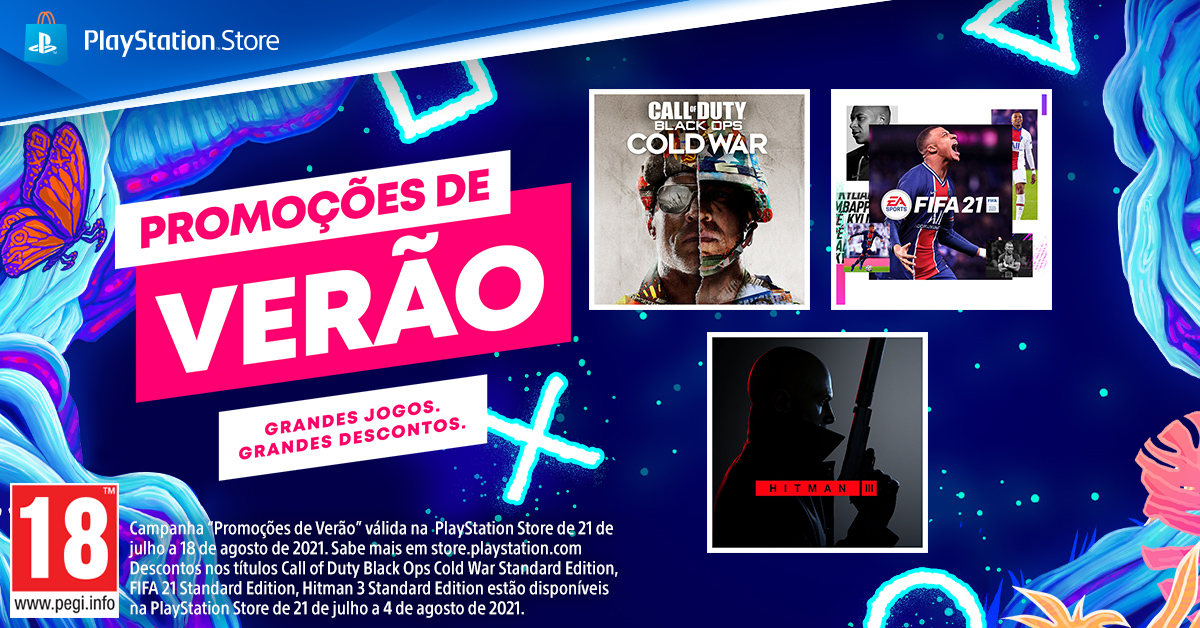 , FIFA 21 e Call of Duty: Black Ops Cold War nas Promoções de Verão da PlayStation Store
