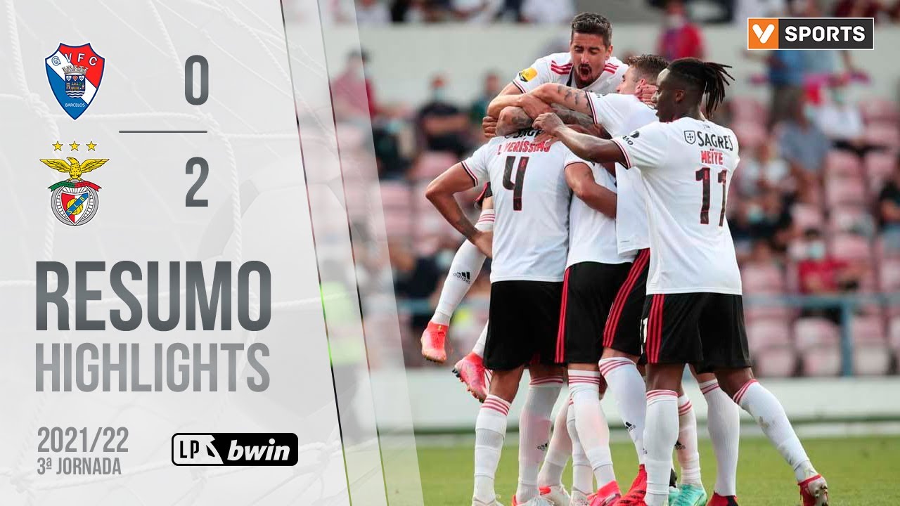 Gil Vicente 0-2 Benfica, Highlights | Resumo: Gil Vicente 0-2 Benfica (Liga 21/22 #3)