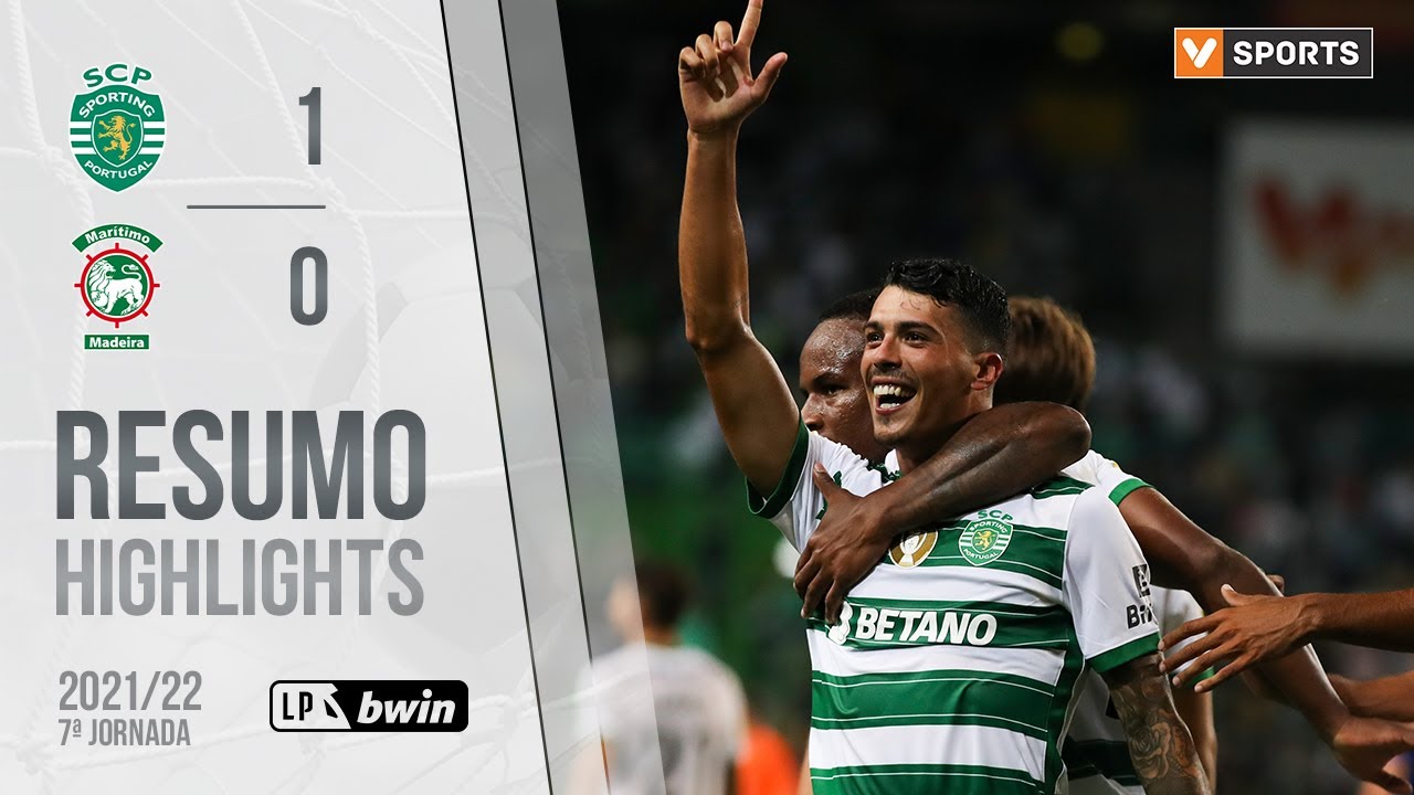 , Highlights | Resumo: Sporting 1-0 Marítimo (Liga 21/22 #7)