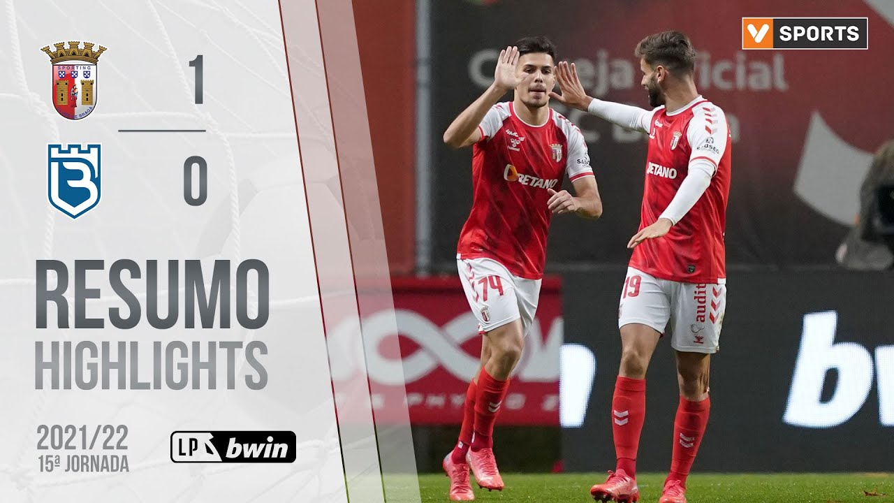 , Highlights | Resumo: SC Braga 1-0 Belenenses SAD (Liga 21/22 #15)