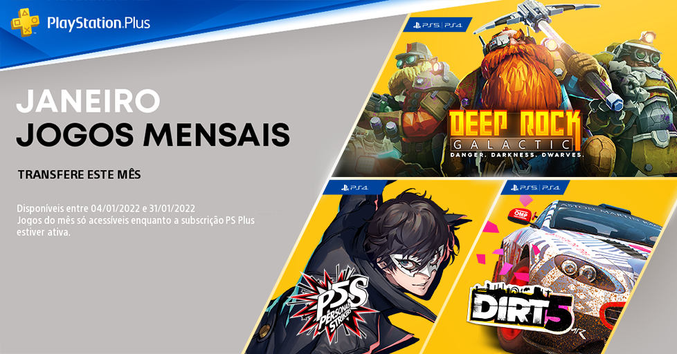 , Jogos do PlayStation Plus de Janeiro já se encontram disponíveis