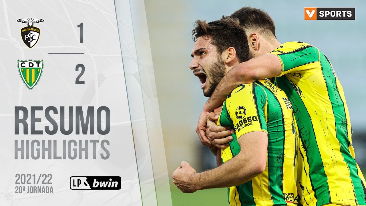 Highlights | Resumo: Portimonense 1-2 Tondela (Liga 21/22 #20)