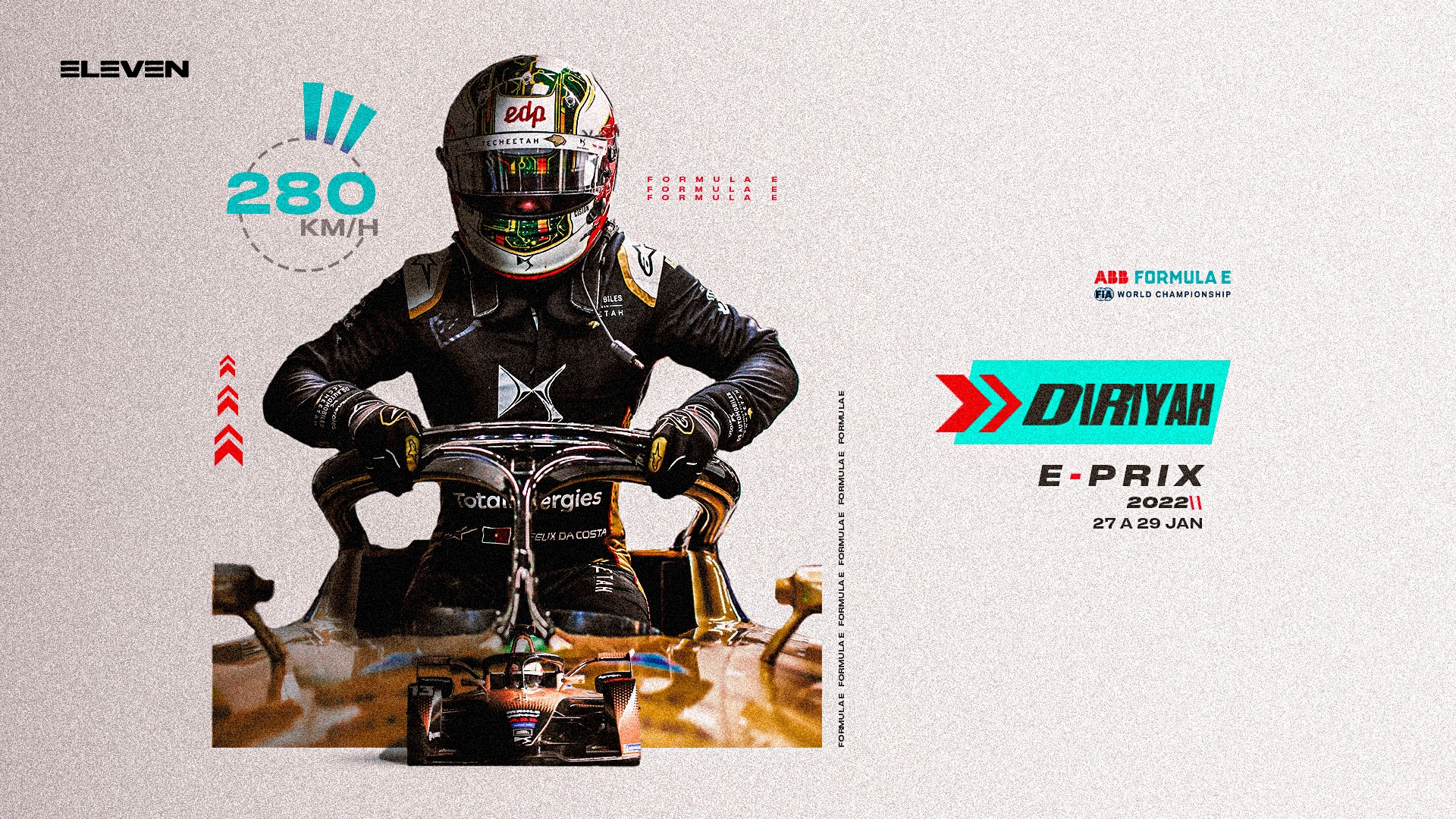 formula E, Mundial de Formula E arranca na quinta-feira na ELEVEN com o E-Prix de Diriyah
