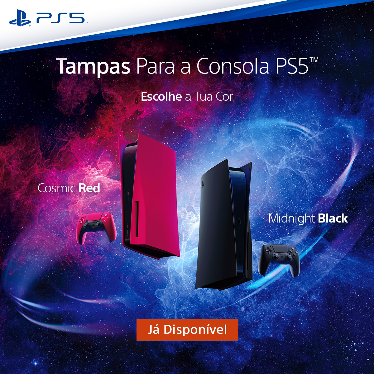 Chegaram &agrave;s lojas portuguesas as tampas coloridas para a PlayStation 5
