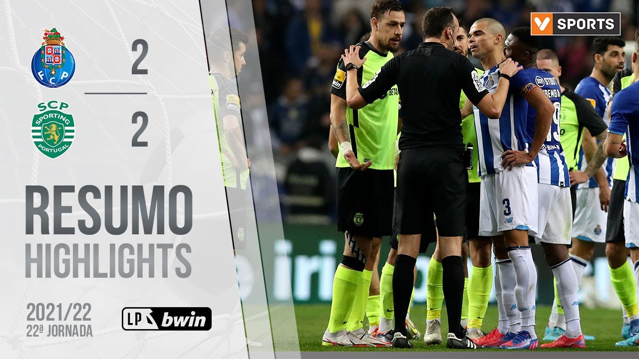, Highlights | Resumo: FC Porto 2-2 Sporting (Liga 21/22 #22)