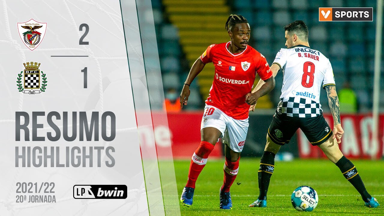 Highlights | Resumo: Santa Clara 2-1 Boavista (Liga 21/22 #20)