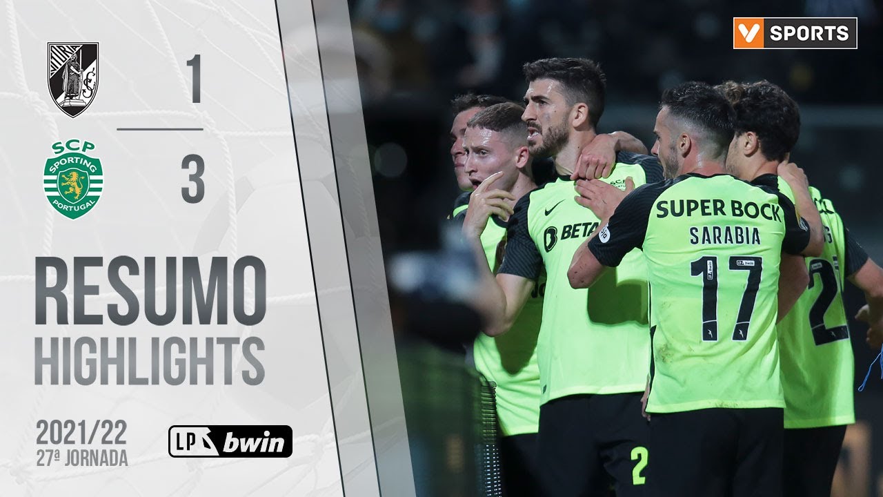 Highlights | Resumo: Vit&oacute;ria SC 1-3 Sporting (Liga 21/22 #27)