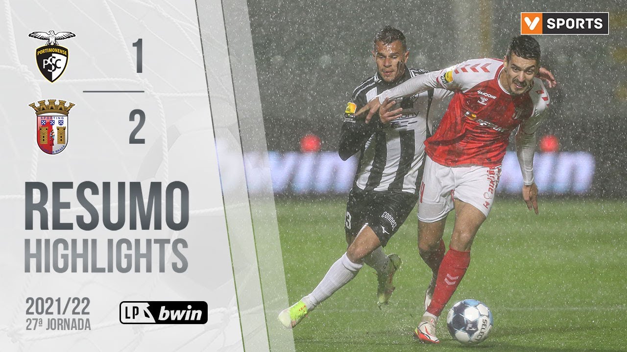 Highlights | Resumo: Portimonense 1-2 SC Braga (Liga 21/22 #27)