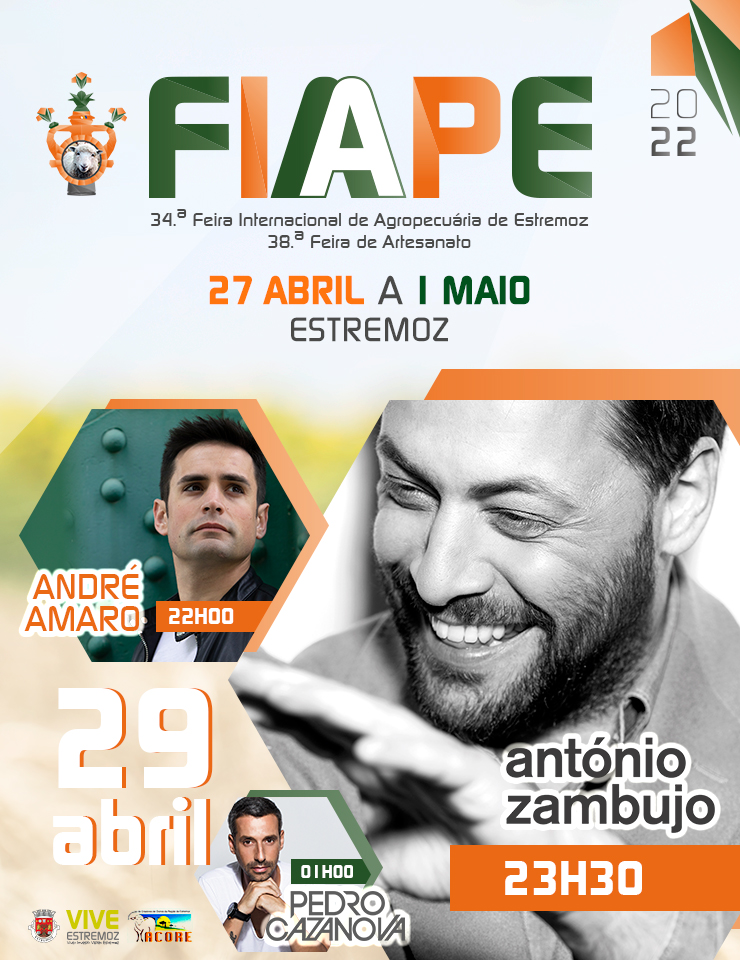 , FIAPE 2022 – Dia 29 ABR – André Amaro, António Zambujo e Pedro Cazanov