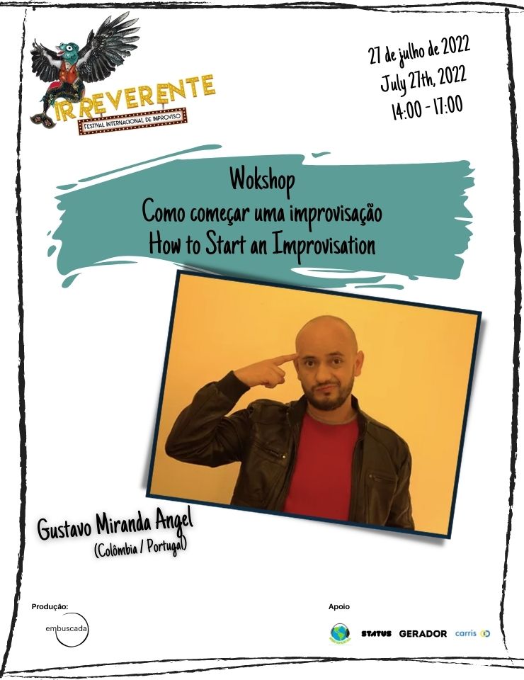 Workshop Como come&ccedil;ar uma improvisa&ccedil;&atilde;o – ferramentas dramat&uacute;rgicas