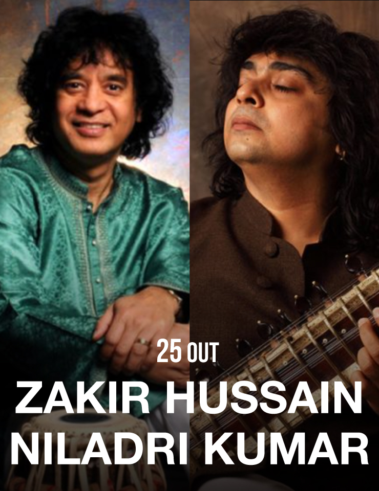Zakir Hussain & Niladri Kumar – Ciclo Mundos – &Iacute;ndia