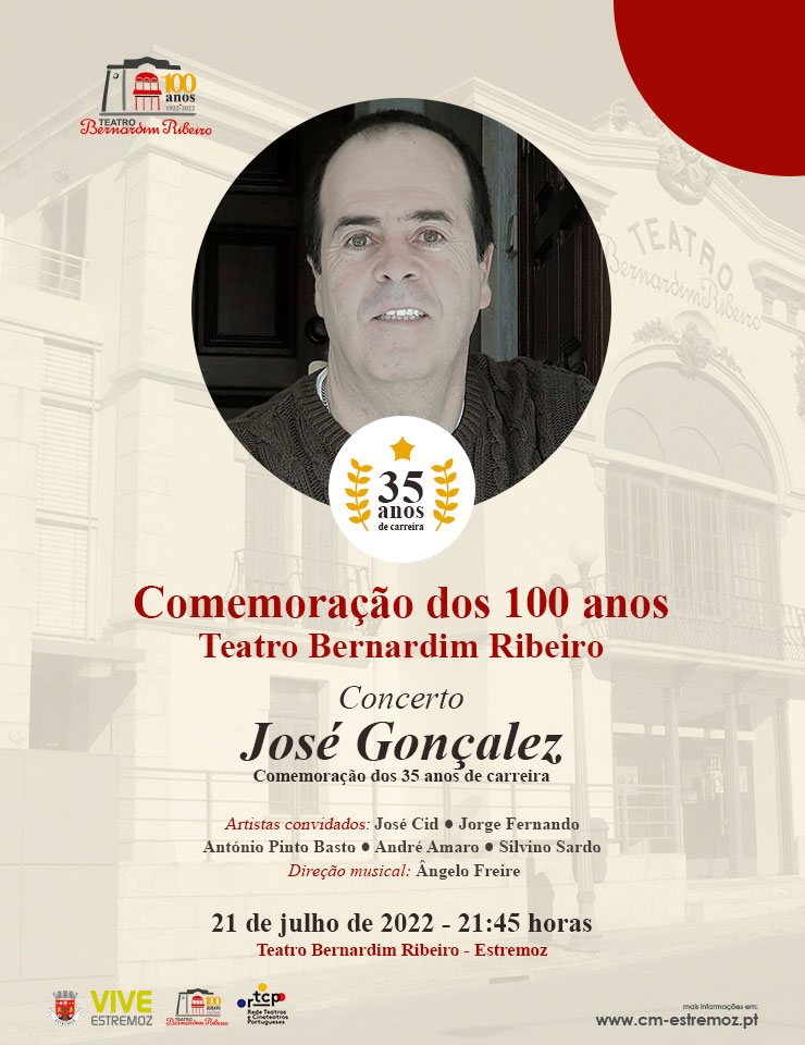 , JOSÉ GONÇALEZ, 35 ANOS DE CARREIRA, NO TBR, 100 ANOS DEPOIS