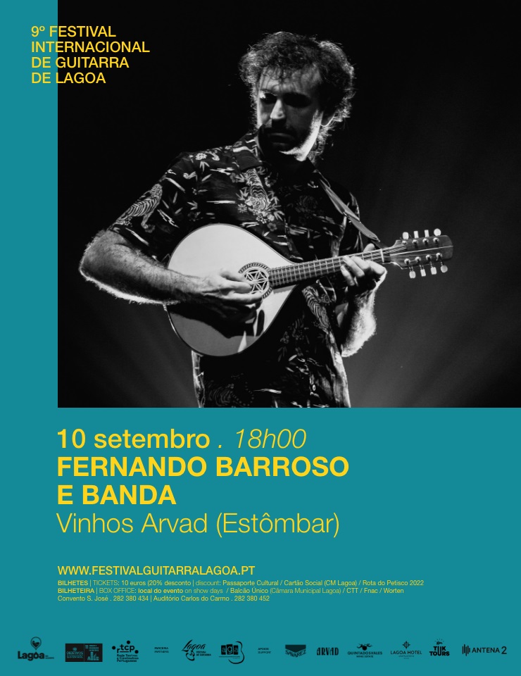 , 9.º Festival Internacional de Guitarra Lagoa FERNANDO BARROSO & BANDA