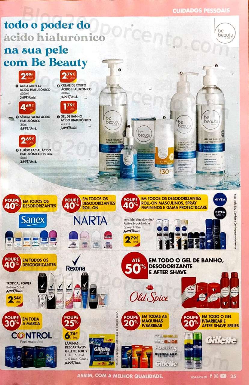 , Folheto Pingo Doce Cuidados Pessoais Promoções de 30 Agosto a 5 setembro