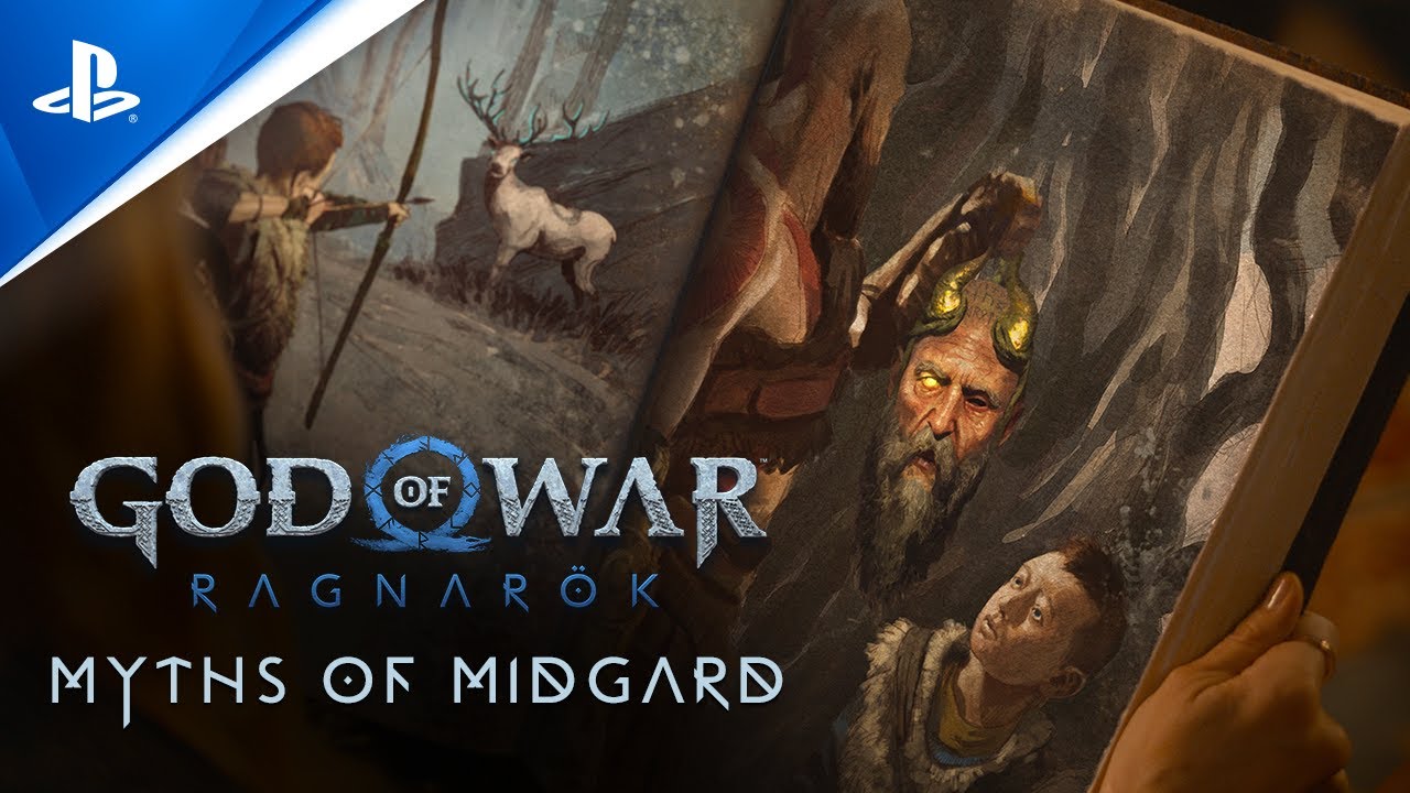 god of war, Revelado Myths of Midgard, um conto animado sobre a histórida de God of War