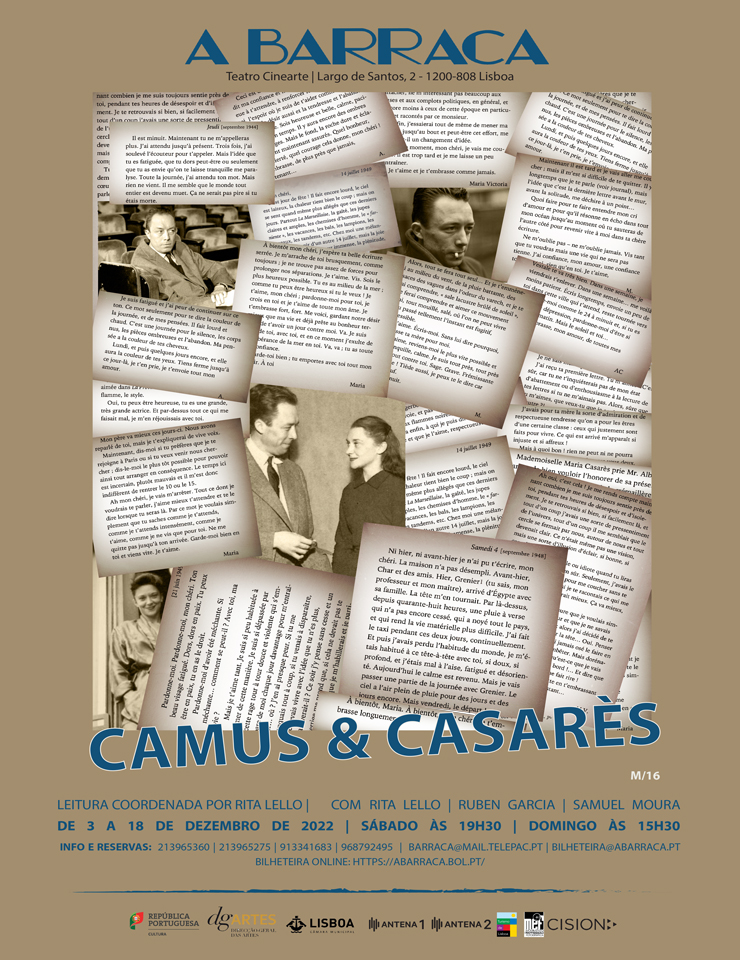 , Camus &#038; Casarès &#8211; Correspondência Amorosa