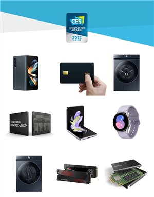 samsung, Samsung reconhecida com 46 Prémios de Inovação CES 2023 pela Consumer Technology Association