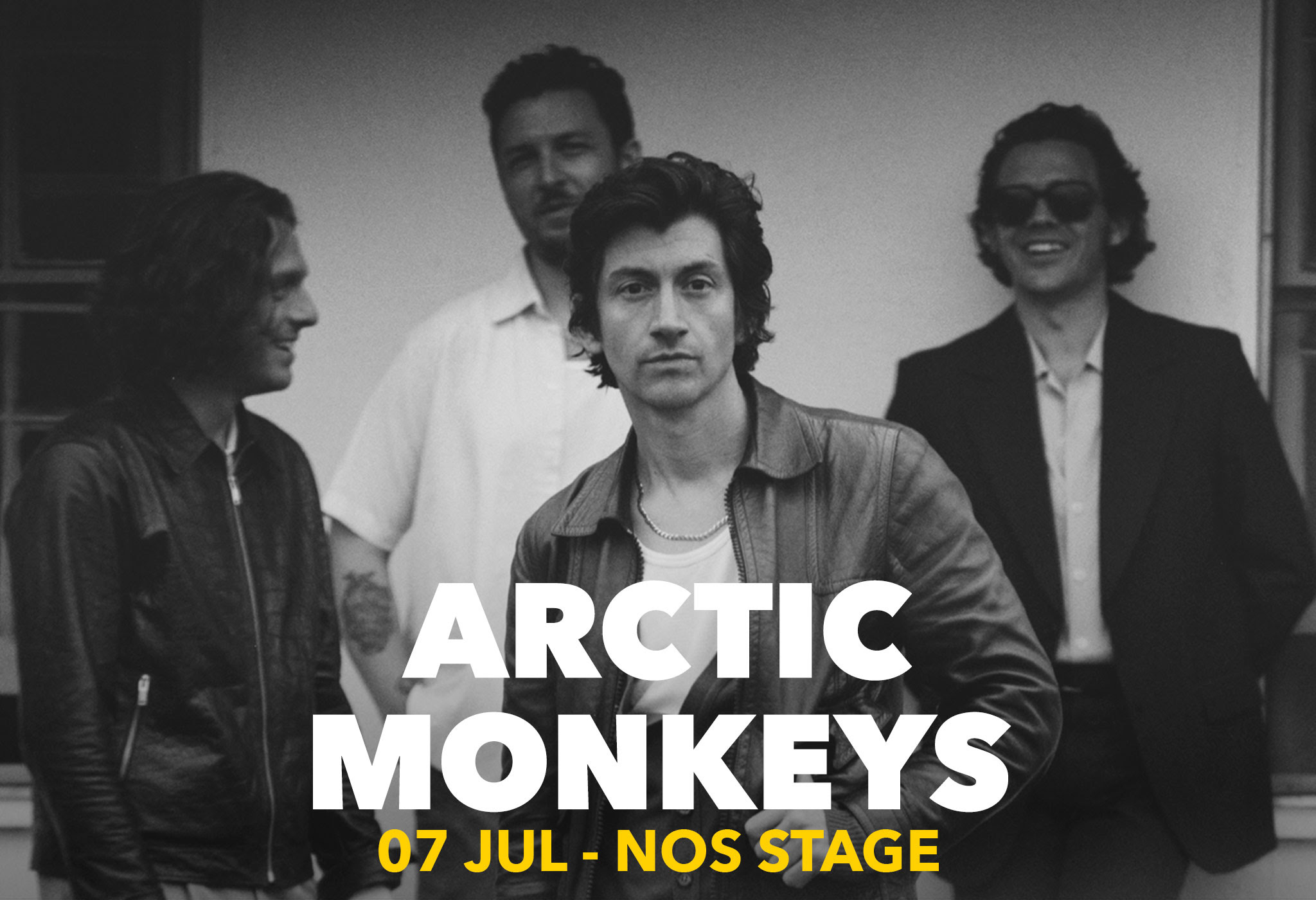 arctic monkeys, Arctic Monkeys confirmados para 7 de Julho no NOS Alive