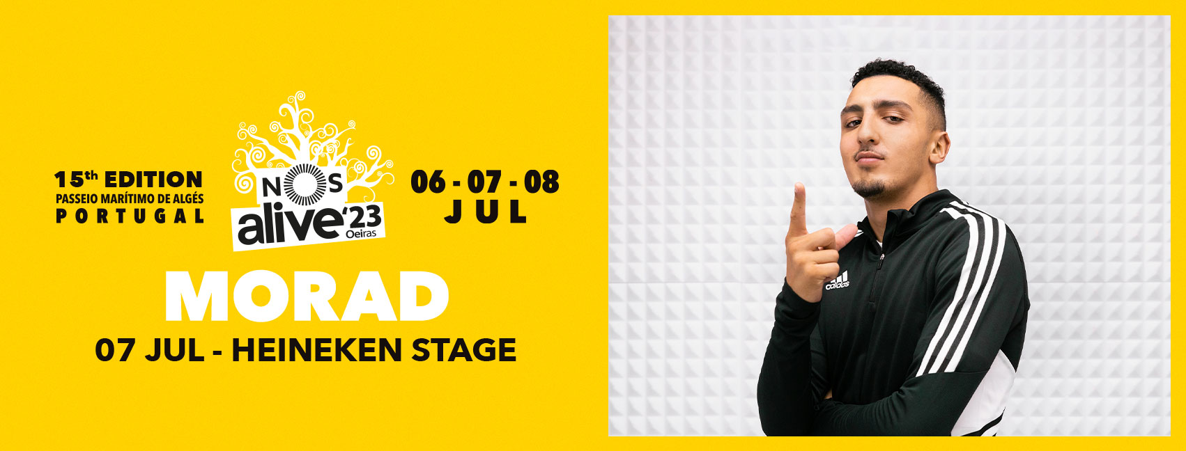 Morad &eacute; a mais recente confirma&ccedil;&atilde;o do NOS Alive’ 23