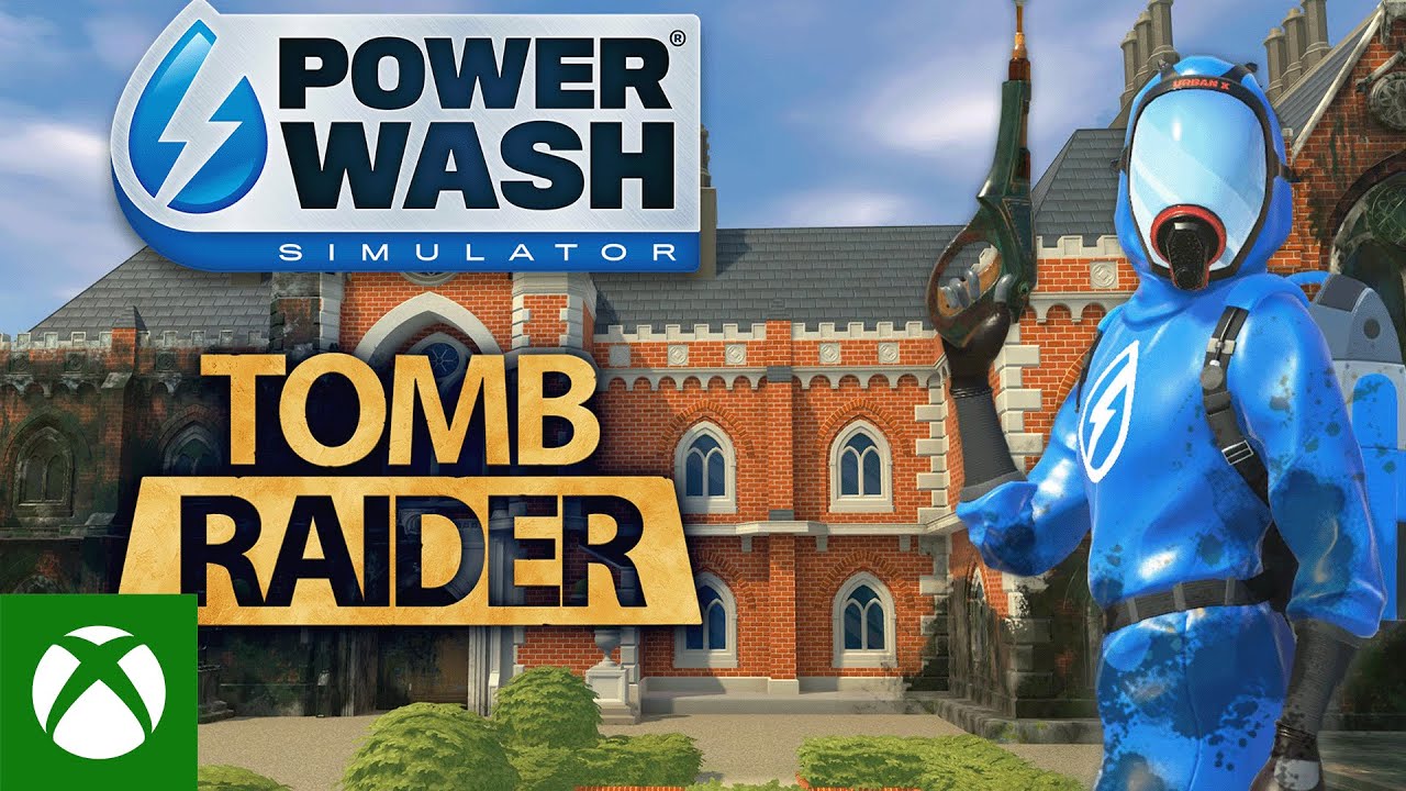 PowerWash Simulator TOMB Raider Special Pack Announcement Trailer, PowerWash Simulator TOMB Raider Special Pack Announcement Trailer