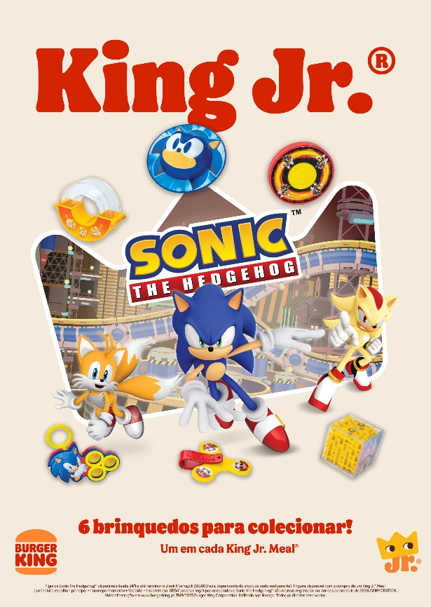 , Burger King e Sonic unem forças nos menús King Jr.